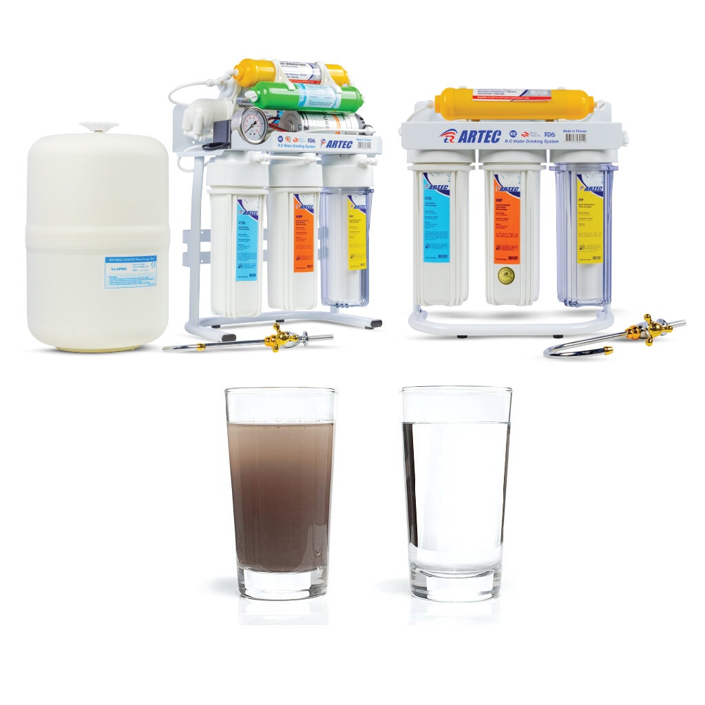 kitchens' water purifying Artec water filter