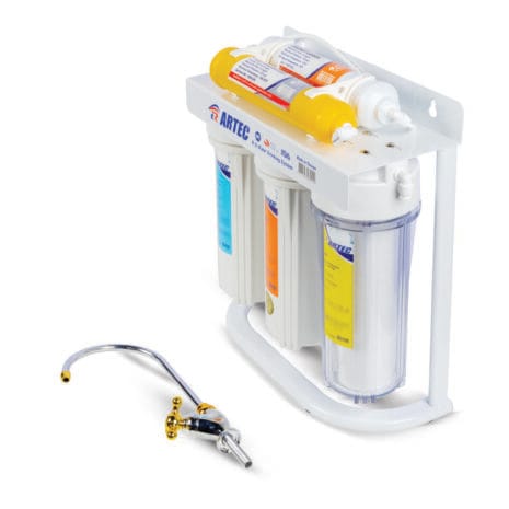 RO-5 stages Kitchen water purification filters in Qatar Artec water filters for kitchens, made in Taiwan
