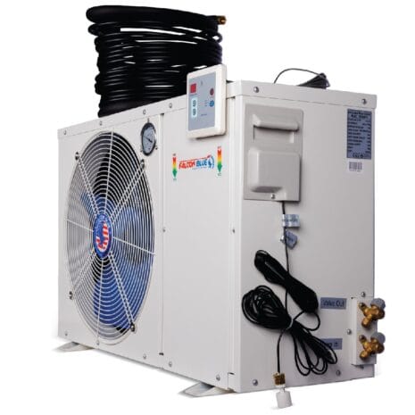 Chilled water volume 2 tons ac water chiller in qatar for tank