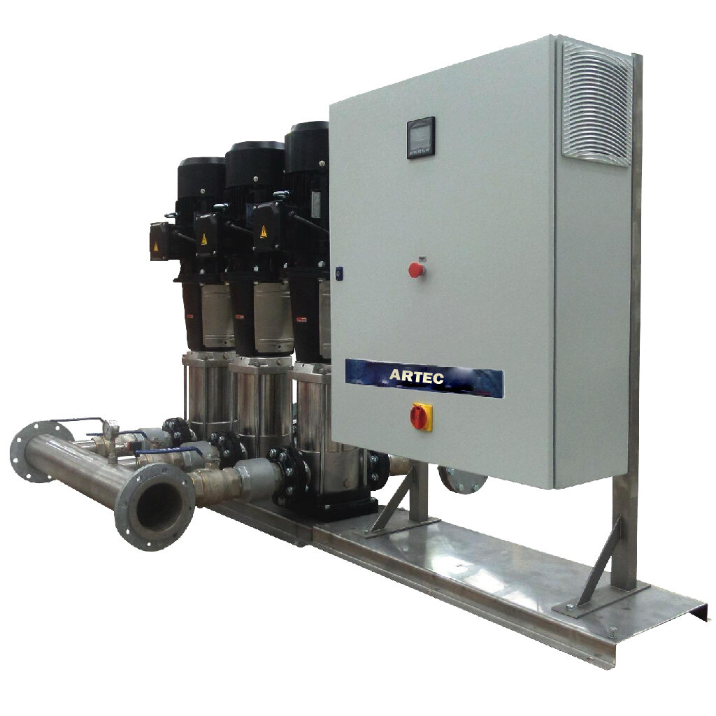 Water pump system for hotels